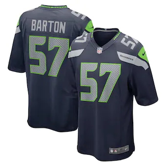 mens nike cody barton college navy seattle seahawks game je